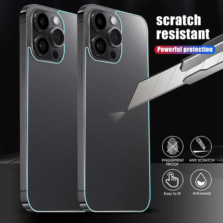 Super tough back films for iPhone