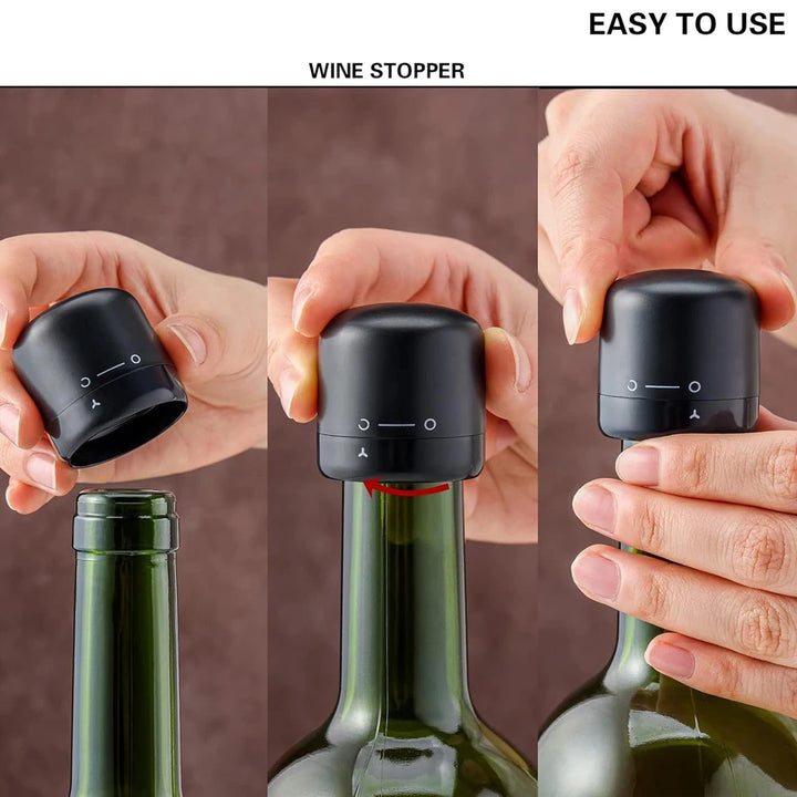 Improved wine and champagne bottle opener